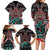 Eagle of Haida Gwaii Canada Family Matching Long Sleeve Bodycon Dress and Hawaiian Shirt Indigenous Art Thunderbird