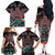 Eagle of Haida Gwaii Canada Family Matching Off The Shoulder Long Sleeve Dress and Hawaiian Shirt Indigenous Art Thunderbird