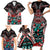 Eagle of Haida Gwaii Canada Family Matching Short Sleeve Bodycon Dress and Hawaiian Shirt Indigenous Art Thunderbird