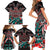 Eagle of Haida Gwaii Canada Family Matching Short Sleeve Bodycon Dress and Hawaiian Shirt Indigenous Art Thunderbird