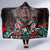 Eagle of Haida Gwaii Canada Hooded Blanket Indigenous Art Thunderbird