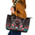 Eagle of Haida Gwaii Canada Leather Tote Bag Indigenous Art Thunderbird