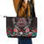 Eagle of Haida Gwaii Canada Leather Tote Bag Indigenous Art Thunderbird