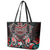 Eagle of Haida Gwaii Canada Leather Tote Bag Indigenous Art Thunderbird