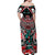 Eagle of Haida Gwaii Canada Off Shoulder Maxi Dress Indigenous Art Thunderbird