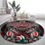 Eagle of Haida Gwaii Canada Round Carpet Indigenous Art Thunderbird