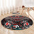 Eagle of Haida Gwaii Canada Round Carpet Indigenous Art Thunderbird