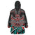 Eagle of Haida Gwaii Canada Wearable Blanket Hoodie Indigenous Art Thunderbird