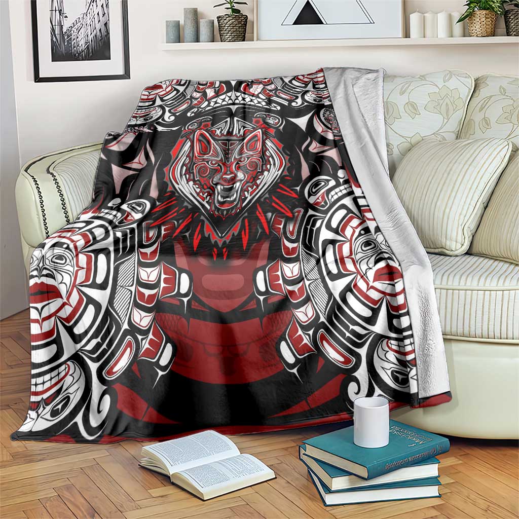 Haida Wolf Blanket Canada Indigenous Art