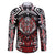 Haida Wolf Family Matching Long Sleeve Bodycon Dress and Hawaiian Shirt Canada Indigenous Art