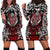 Haida Wolf Hoodie Dress Canada Indigenous Art