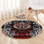 Haida Wolf Round Carpet Canada Indigenous Art