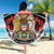 Canada Coat of Arms Haida Beach Blanket Maple Leaf Flag Indigenous Art