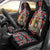 Canada Coat of Arms Haida Car Seat Cover Maple Leaf Flag Indigenous Art