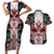 Canada Coat of Arms Haida Couples Matching Short Sleeve Bodycon Dress and Hawaiian Shirt Maple Leaf Flag Indigenous Art