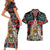 Canada Coat of Arms Haida Couples Matching Short Sleeve Bodycon Dress and Hawaiian Shirt Maple Leaf Flag Indigenous Art