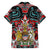 Canada Coat of Arms Haida Family Matching Long Sleeve Bodycon Dress and Hawaiian Shirt Maple Leaf Flag Indigenous Art