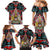 Canada Coat of Arms Haida Family Matching Mermaid Dress and Hawaiian Shirt Maple Leaf Flag Indigenous Art