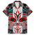 Canada Coat of Arms Haida Family Matching Short Sleeve Bodycon Dress and Hawaiian Shirt Maple Leaf Flag Indigenous Art