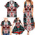 Canada Coat of Arms Haida Family Matching Summer Maxi Dress and Hawaiian Shirt Maple Leaf Flag Indigenous Art