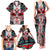 Canada Coat of Arms Haida Family Matching Tank Maxi Dress and Hawaiian Shirt Maple Leaf Flag Indigenous Art