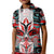 Canada Coat of Arms Haida Kid Polo Shirt Maple Leaf Flag Indigenous Art