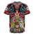 Canada Coat of Arms Haida Rugby Jersey Maple Leaf Flag Indigenous Art