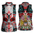 Canada Coat of Arms Haida Women Sleeveless Polo Shirt Maple Leaf Flag Indigenous Art