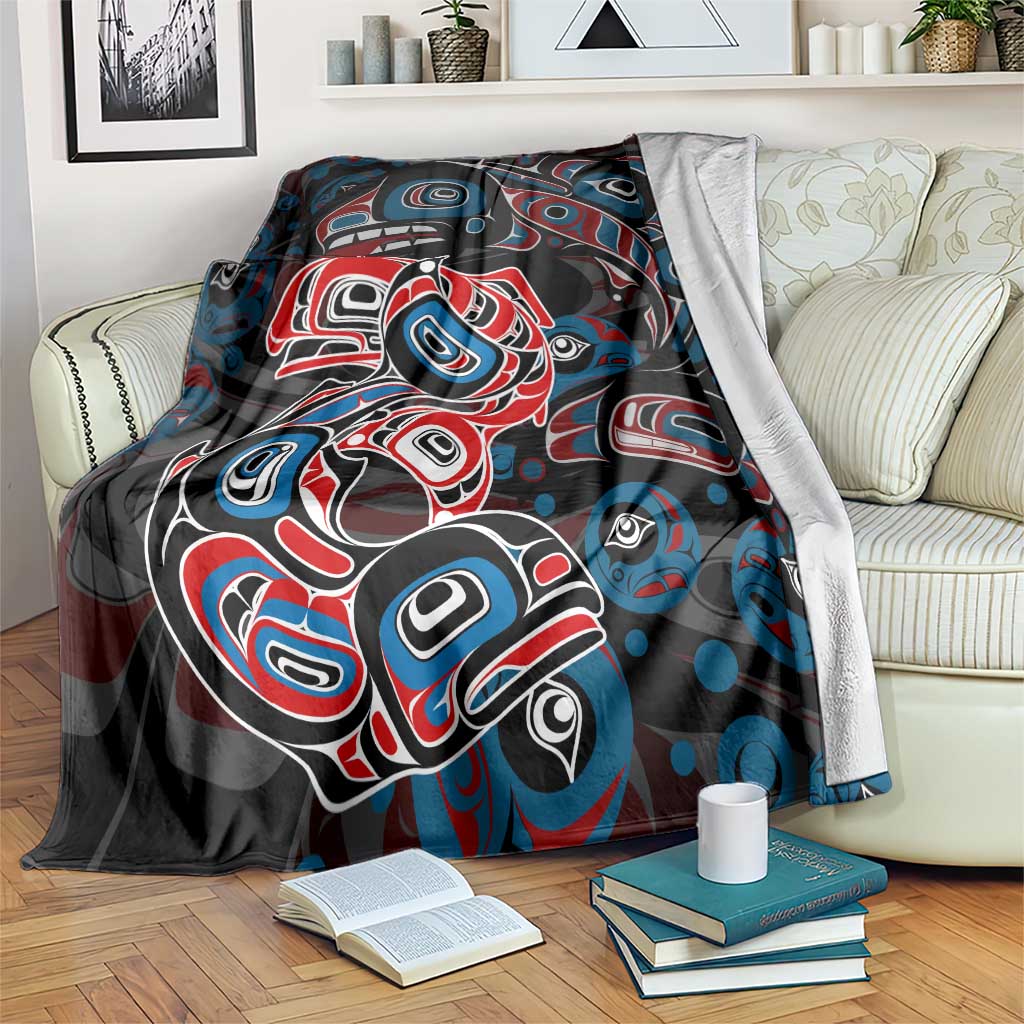 Haida Native Art Fish Blanket Canada Indigenous Art