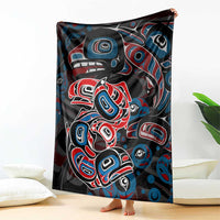 Haida Native Art Fish Blanket Canada Indigenous Art