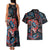 Haida Native Art Fish Couples Matching Tank Maxi Dress and Hawaiian Shirt Canada Indigenous Art