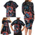 Haida Native Art Fish Family Matching Long Sleeve Bodycon Dress and Hawaiian Shirt Canada Indigenous Art