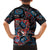 Haida Native Art Fish Family Matching Off The Shoulder Long Sleeve Dress and Hawaiian Shirt Canada Indigenous Art