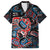 Haida Native Art Fish Family Matching Off Shoulder Maxi Dress and Hawaiian Shirt Canada Indigenous Art