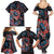 Haida Native Art Fish Family Matching Summer Maxi Dress and Hawaiian Shirt Canada Indigenous Art