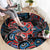 Haida Native Art Fish Round Carpet Canada Indigenous Art