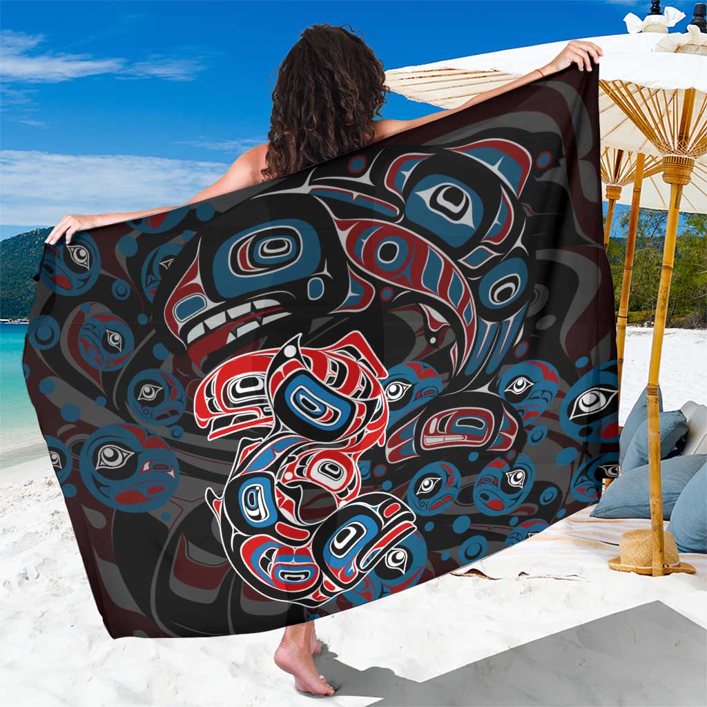 Haida Native Art Fish Sarong Canada Indigenous Art