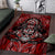 Haida Tribal Skull Canada Area Rug Indigenous Warrior Totem