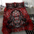 Haida Tribal Skull Canada Bedding Set Indigenous Warrior Totem