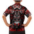 Haida Tribal Skull Canada Family Matching Mermaid Dress and Hawaiian Shirt Indigenous Warrior Totem