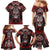 Haida Tribal Skull Canada Family Matching Mermaid Dress and Hawaiian Shirt Indigenous Warrior Totem