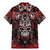 Haida Tribal Skull Canada Family Matching Mermaid Dress and Hawaiian Shirt Indigenous Warrior Totem