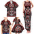 Haida Tribal Skull Canada Family Matching Tank Maxi Dress and Hawaiian Shirt Indigenous Warrior Totem