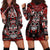 Haida Tribal Skull Canada Hoodie Dress Indigenous Warrior Totem