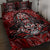 Haida Tribal Skull Canada Quilt Bed Set Indigenous Warrior Totem