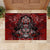 Haida Tribal Skull Canada Rubber Doormat Indigenous Warrior Totem