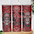 Haida Tribal Skull Canada Skinny Tumbler Indigenous Warrior Totem