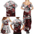 Haida Orca and Eagle Battle Family Matching Summer Maxi Dress and Hawaiian Shirt Canada Pacific Northwest Tribal Art