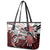 Haida Orca and Eagle Battle Leather Tote Bag Canada Pacific Northwest Tribal Art