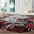 Haida Orca and Eagle Battle Round Carpet Canada Pacific Northwest Tribal Art